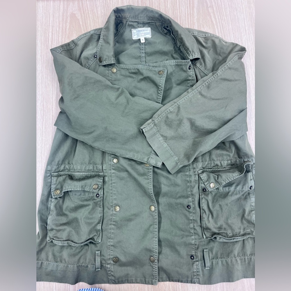Current Elliot infantry jacket in Loden green.